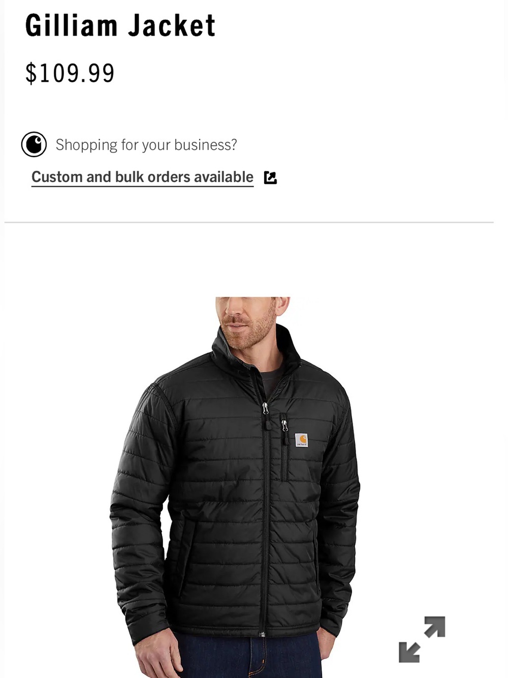 Carhartt Gilliam jacket